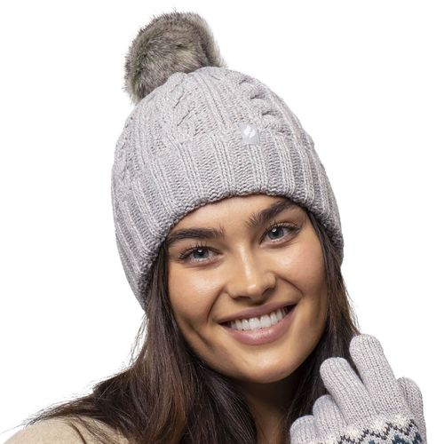 Gorro Térmico Feminino Pompom Solna em Tricô Heat Holders