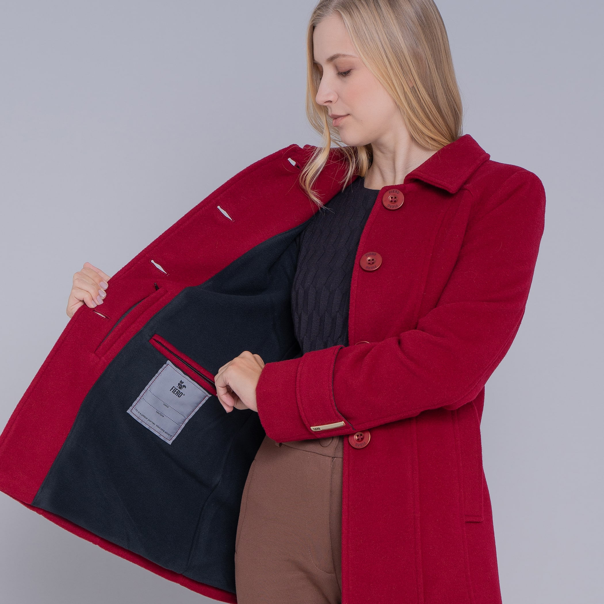 Casaco Térmico Feminino Dakota Em Lã Premium