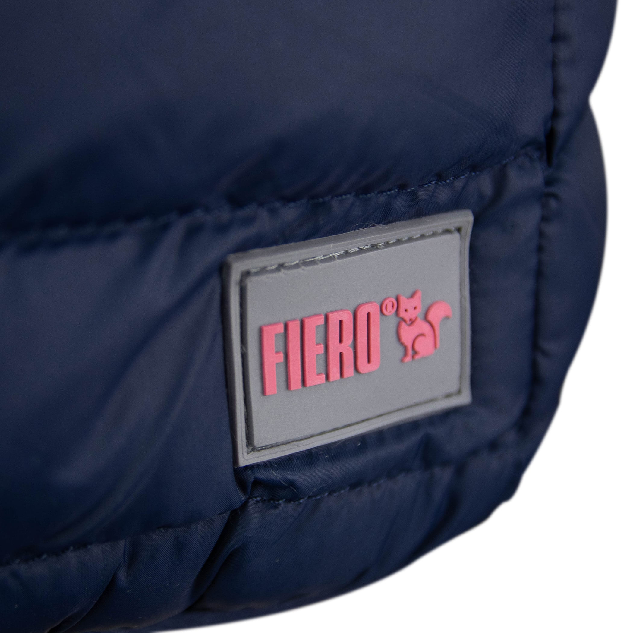 Colete infantil puffer Nagano reversível forrado com capuz