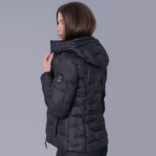 Jaqueta Feminina puffer Soft Alpine Kolla capuz removível