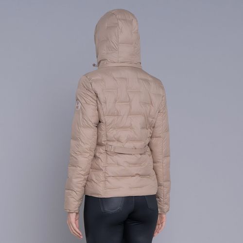 Jaqueta Feminina puffer Soft Alpine Kolla capuz removível
