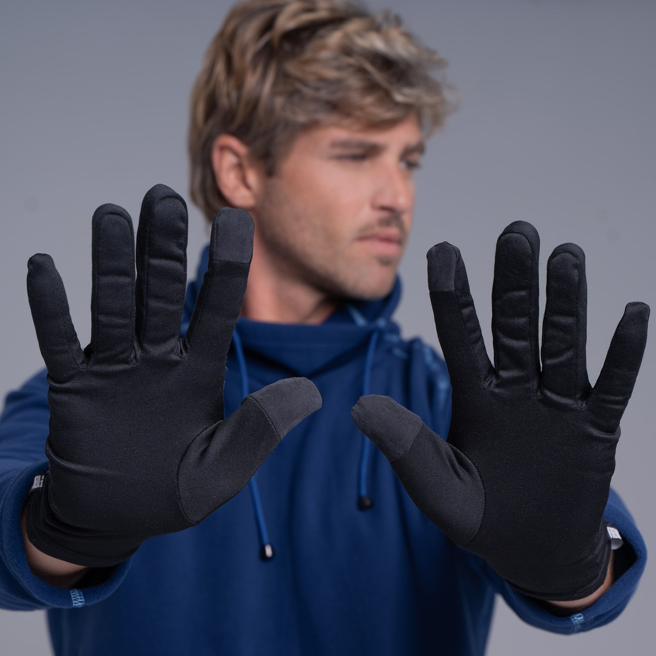 Luva térmica de inverno com touch screen segunda pele Thermo Premium