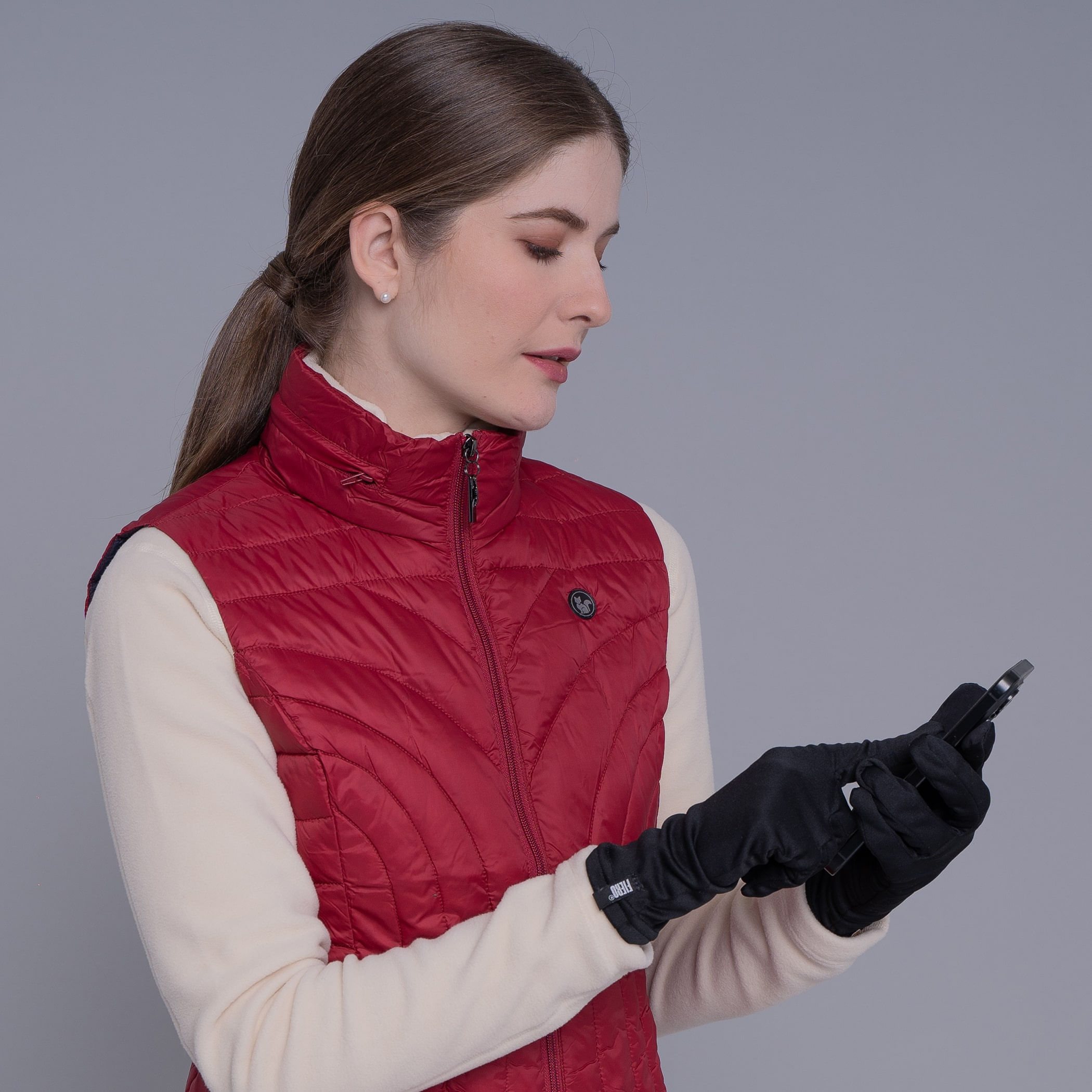 Luva térmica de inverno com touch screen segunda pele Thermo Premium