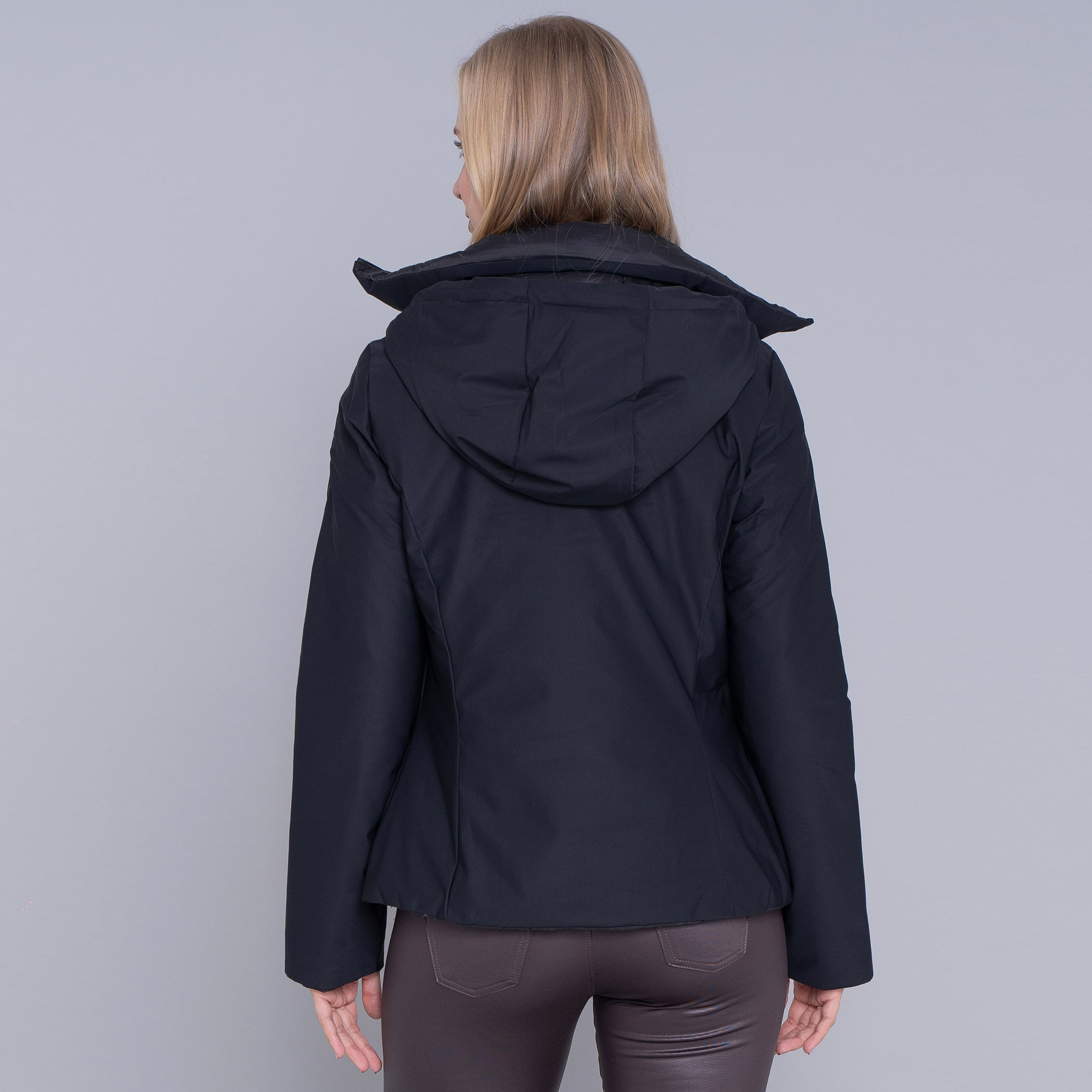 Jaqueta Feminina reversível para neve Soft Alpine Wasi capuz removível