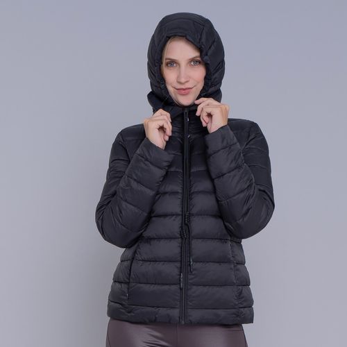 Jaqueta Feminina reversível para neve Soft Alpine Wasi capuz removível