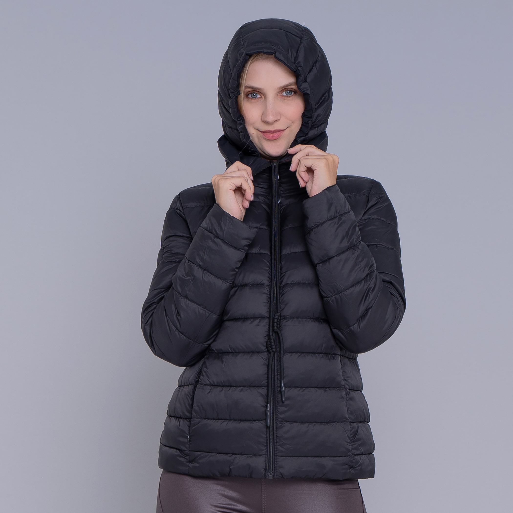 Jaqueta Feminina reversível para neve Soft Alpine Wasi capuz removível