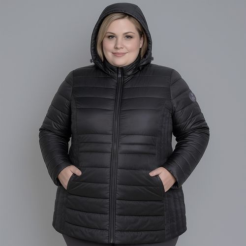 Casaco feminino puffer plus size Ultralight Alpine Zonda de pluma