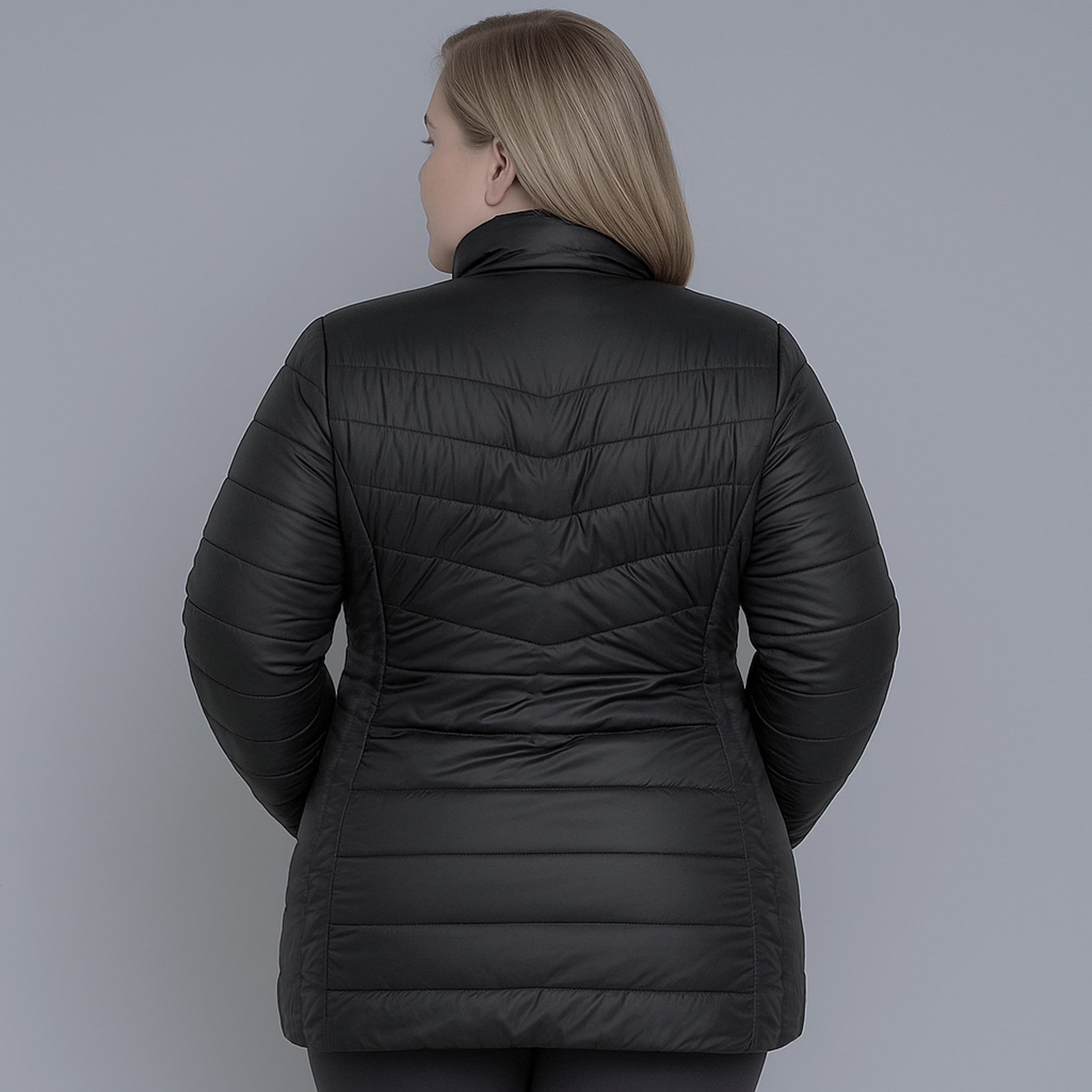 Casaco feminino puffer plus size Ultralight Alpine Zonda de pluma