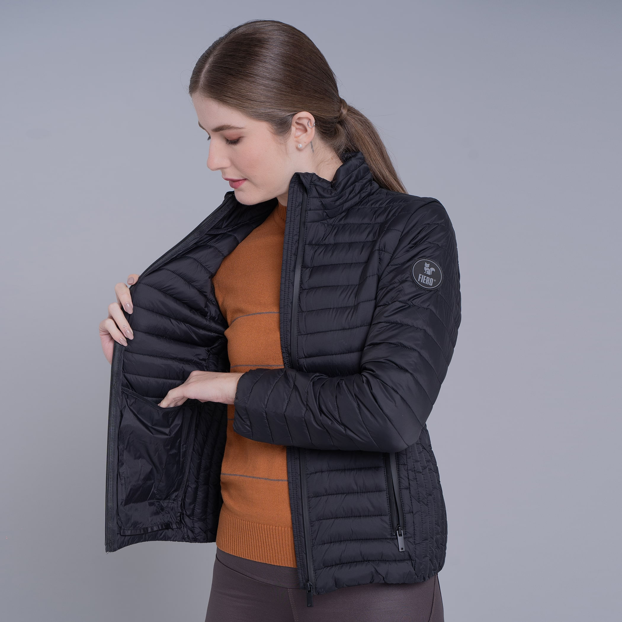 Jaqueta Feminina Puffer 2 Em 1 (jaqueta E Colete) Tech Alpine