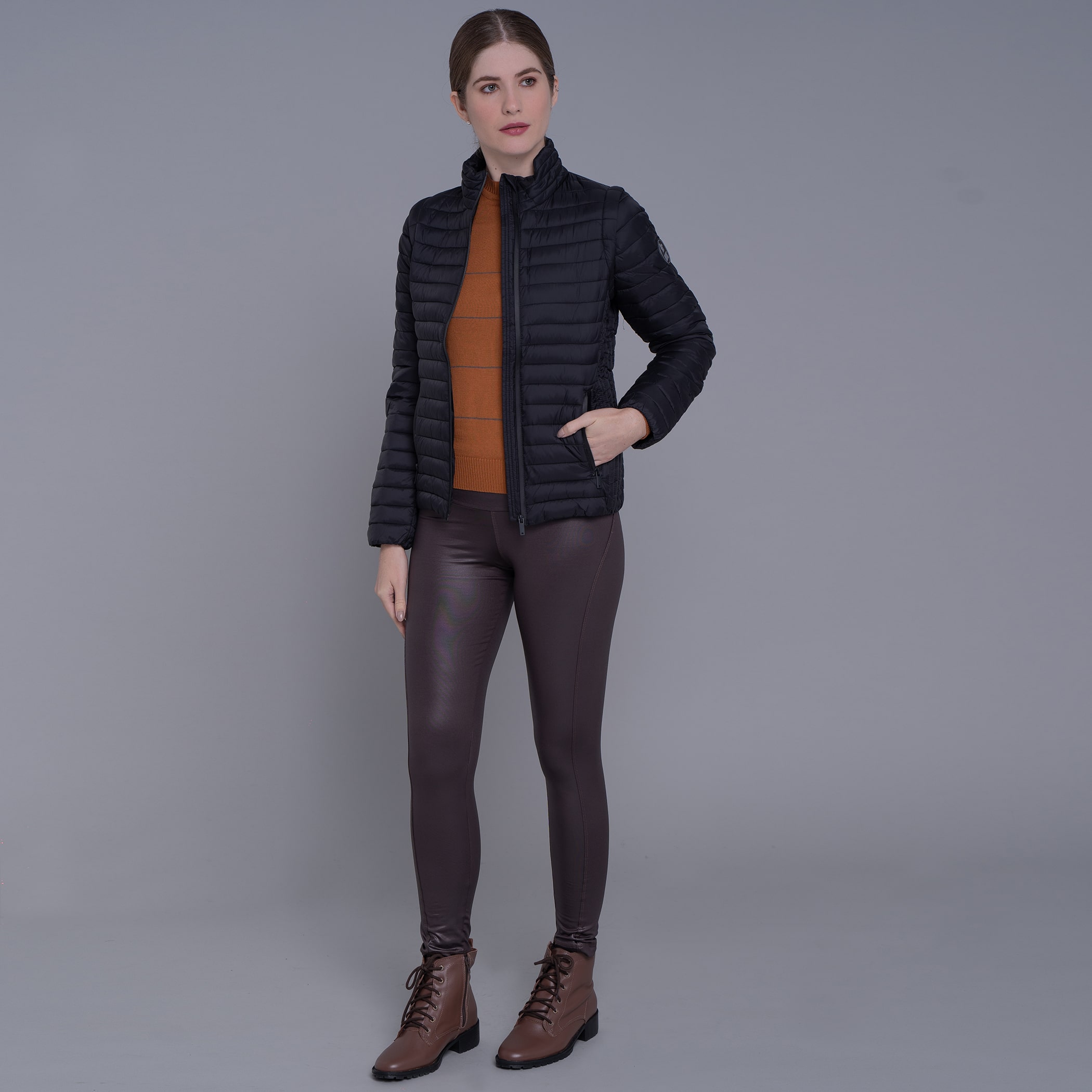Jaqueta Feminina Puffer 2 Em 1 (jaqueta E Colete) Tech Alpine