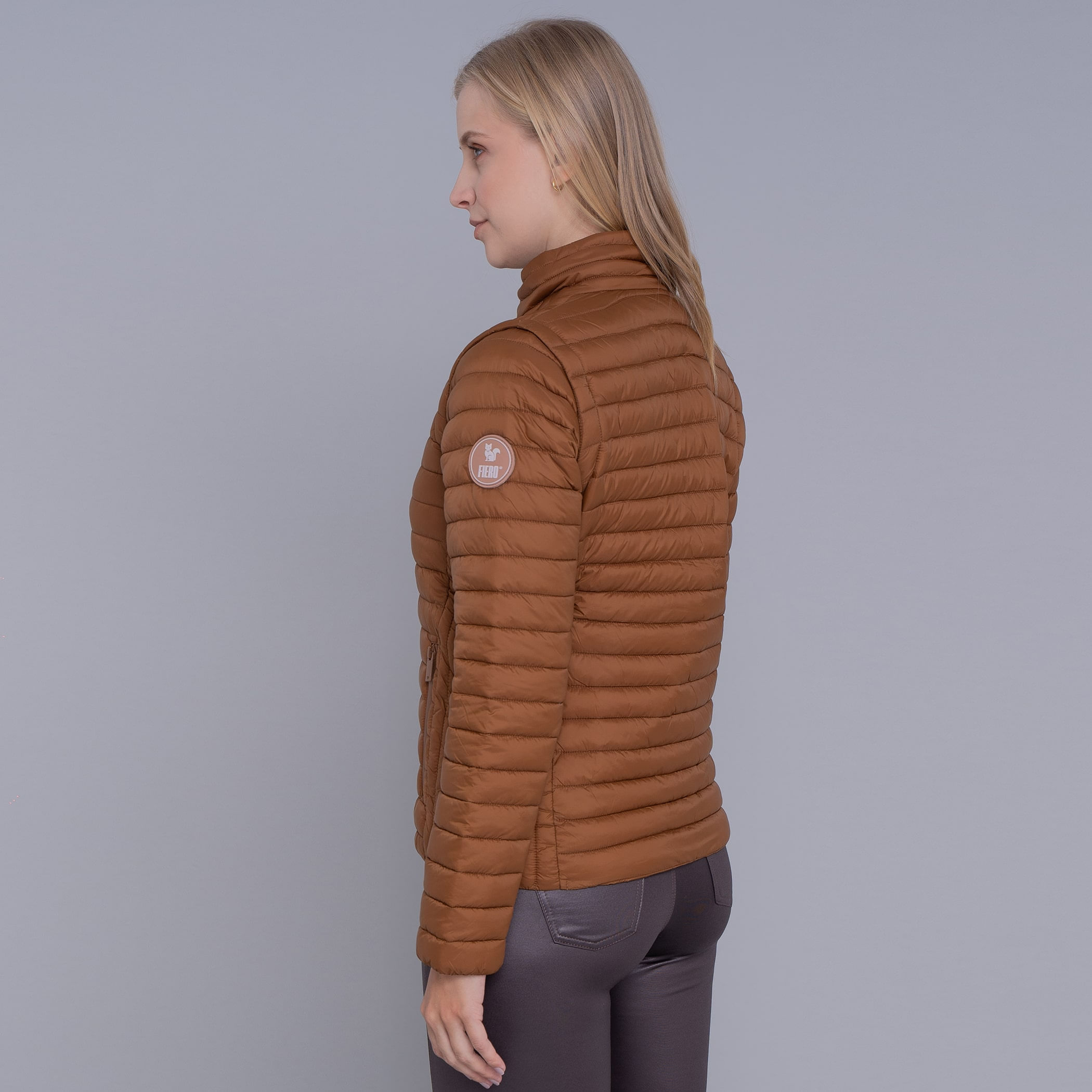 Jaqueta Feminina Puffer 2 Em 1 (jaqueta E Colete) Tech Alpine