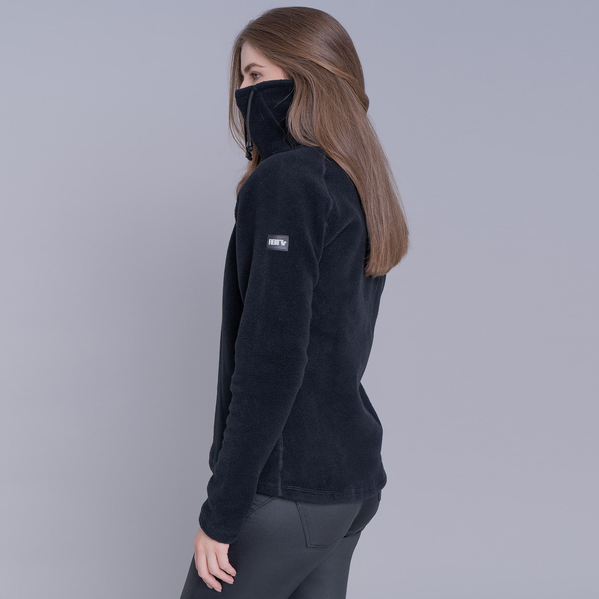 Fleece Térmico Feminino Gola Alta para neve e frio extremo Michigan Power