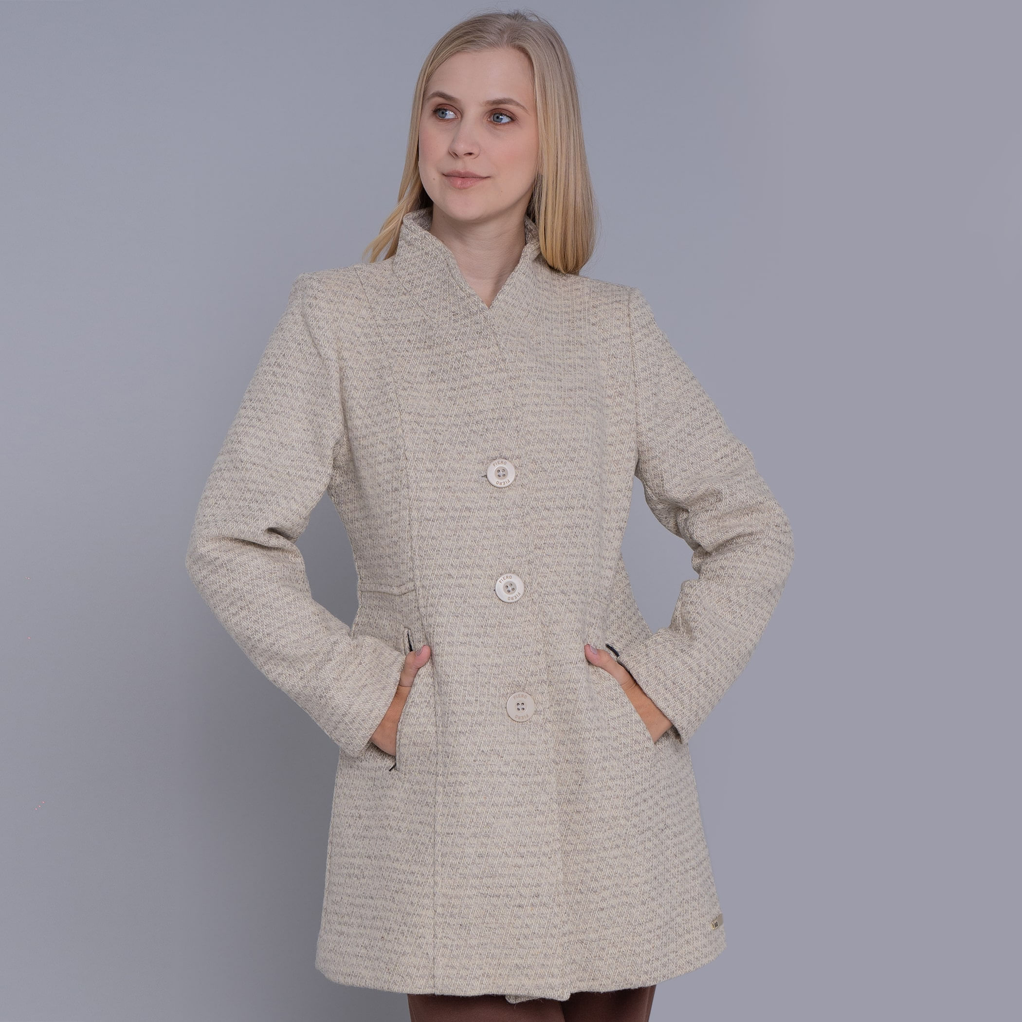 Casaco Térmico Feminino Boston Em Lã 100% Natural