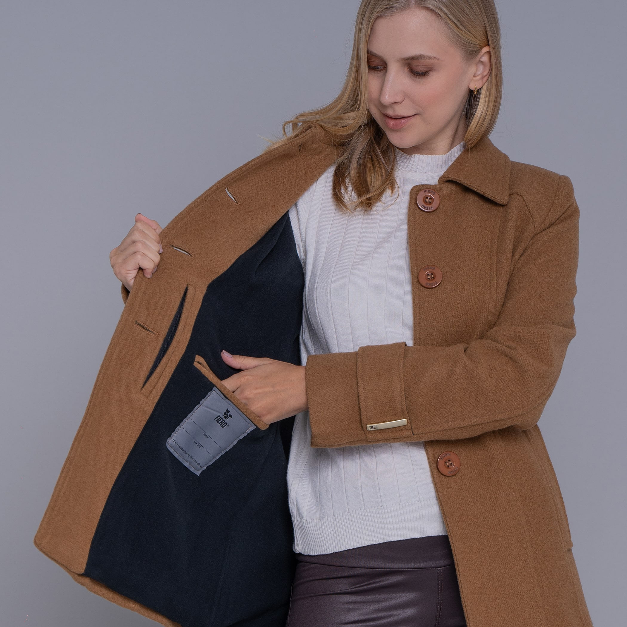 Casaco Térmico Feminino Dakota Em Lã Premium