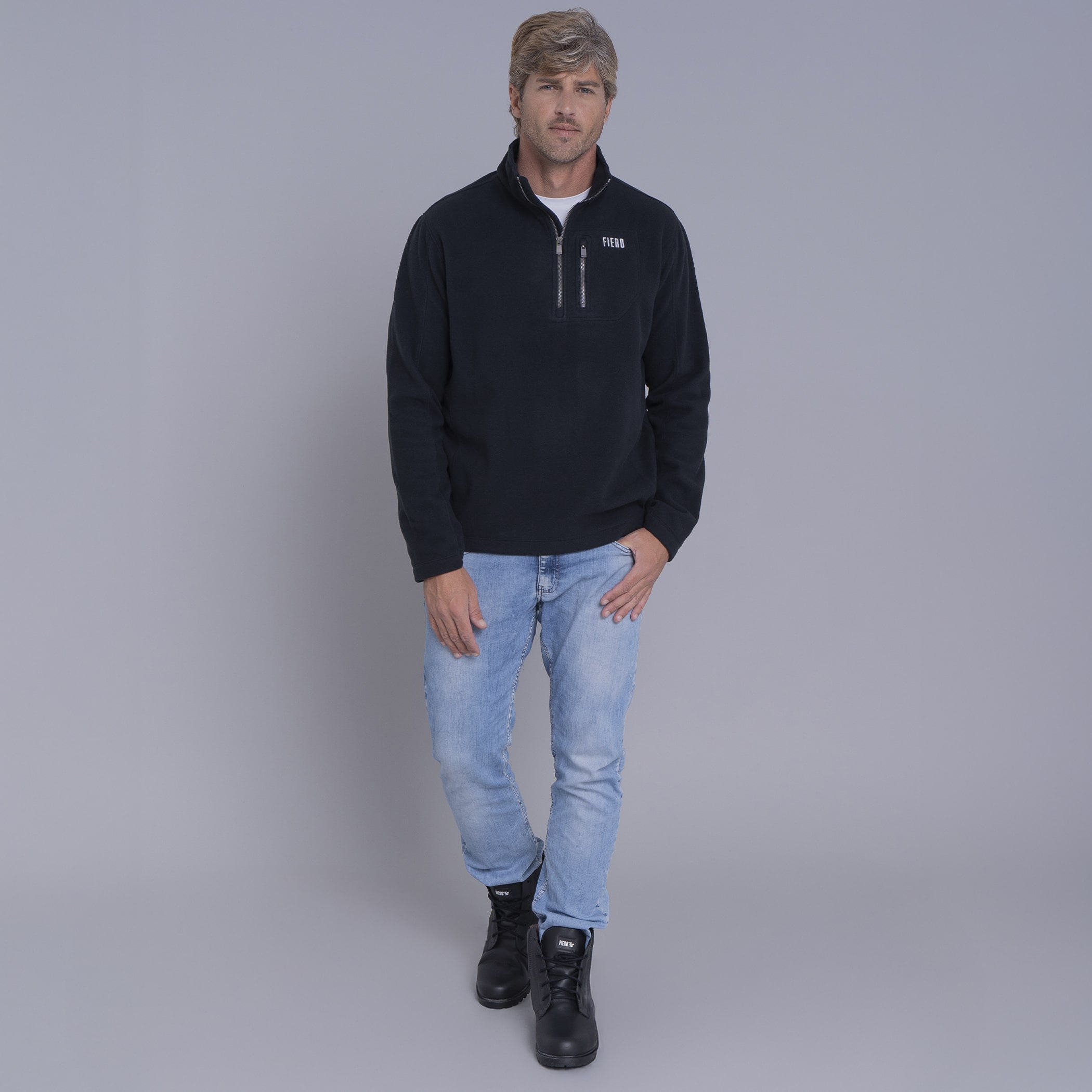 Fleece Térmico Masculino Expedition Meio Zíper (Sense Fleece Original)