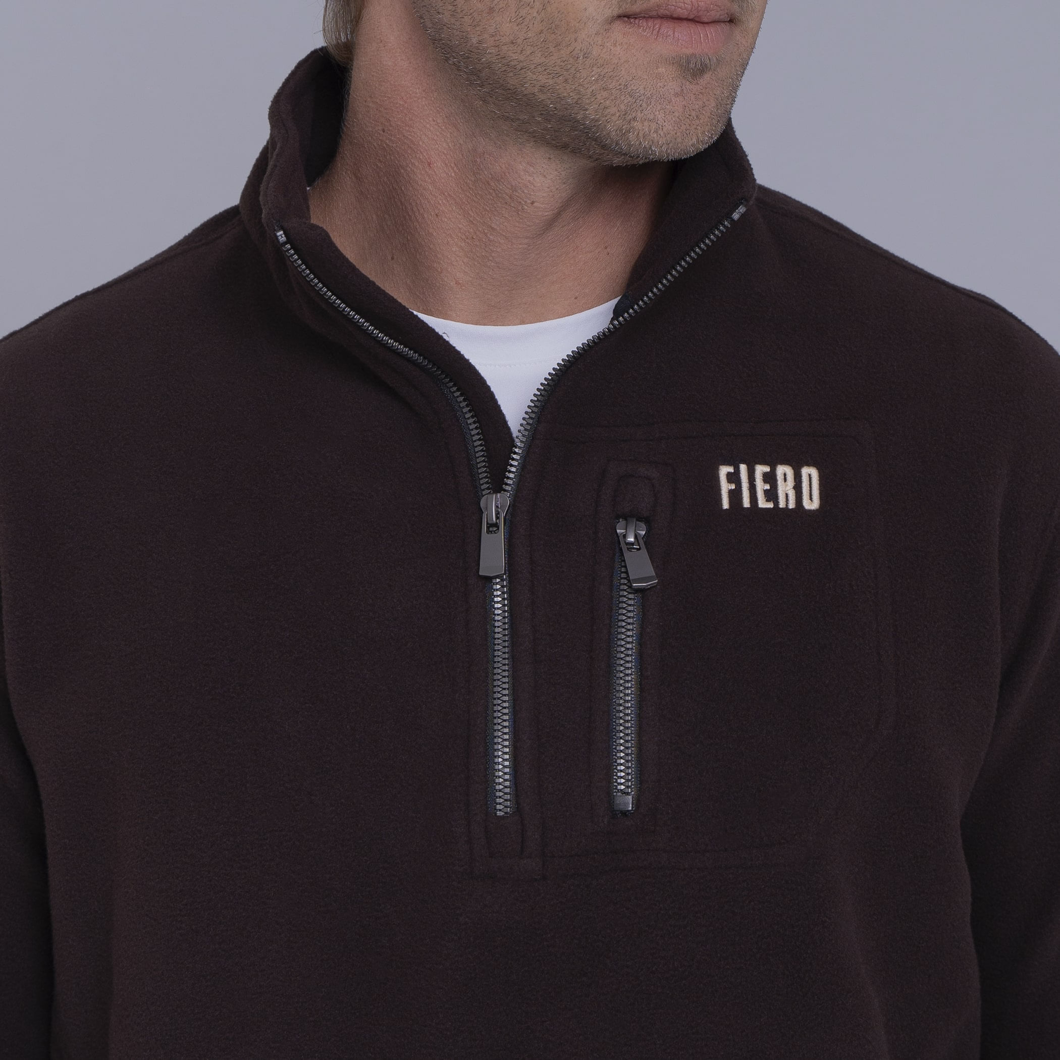 Fleece Térmico Masculino Expedition para neve e frio Meio Zíper Original