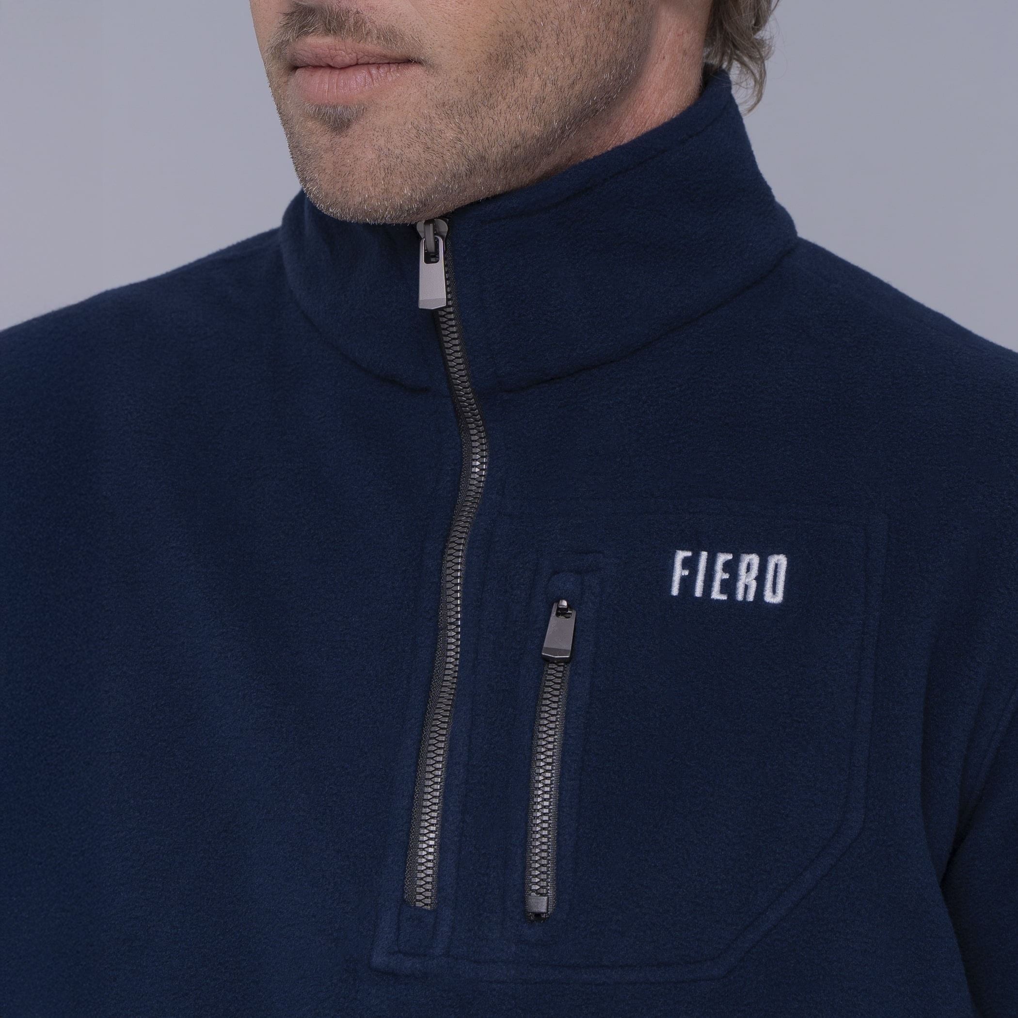 Fleece Térmico Masculino Expedition para neve e frio Meio Zíper Original
