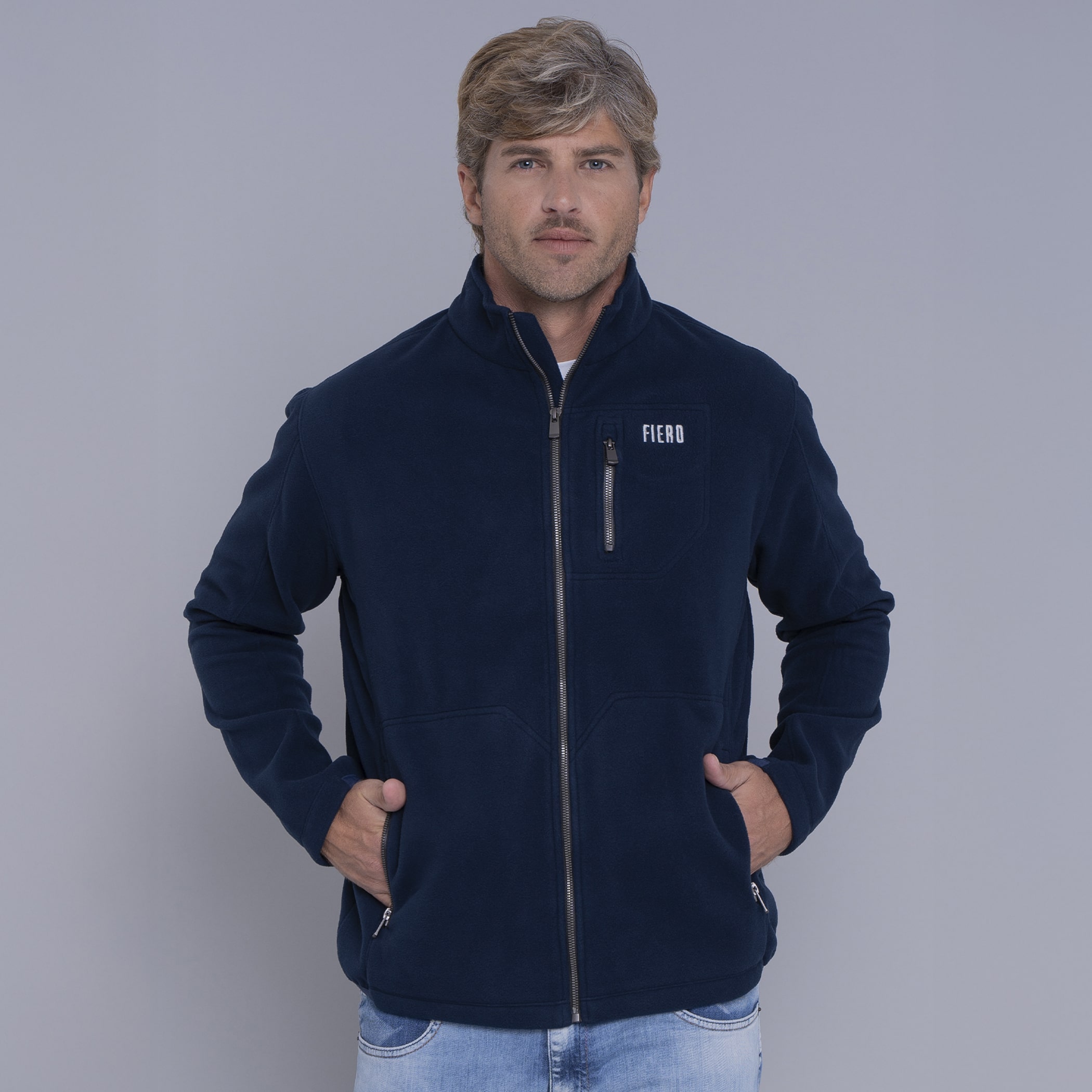 Casaco Térmico Masculino Expedition para neve e frio Meio Zíper Original