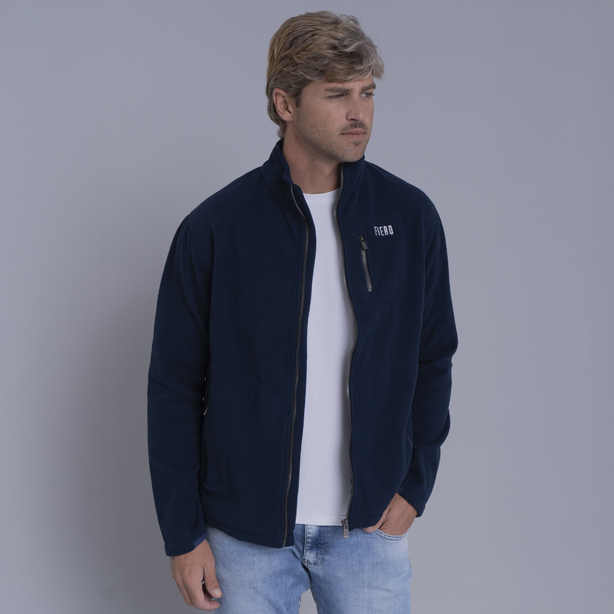 Casaco Térmico Masculino Expedition para neve e frio Meio Zíper Original