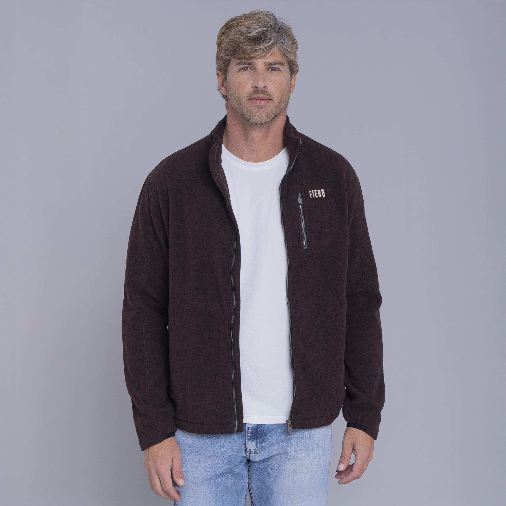 Casaco Térmico Masculino Expedition para neve e frio Meio Zíper Original