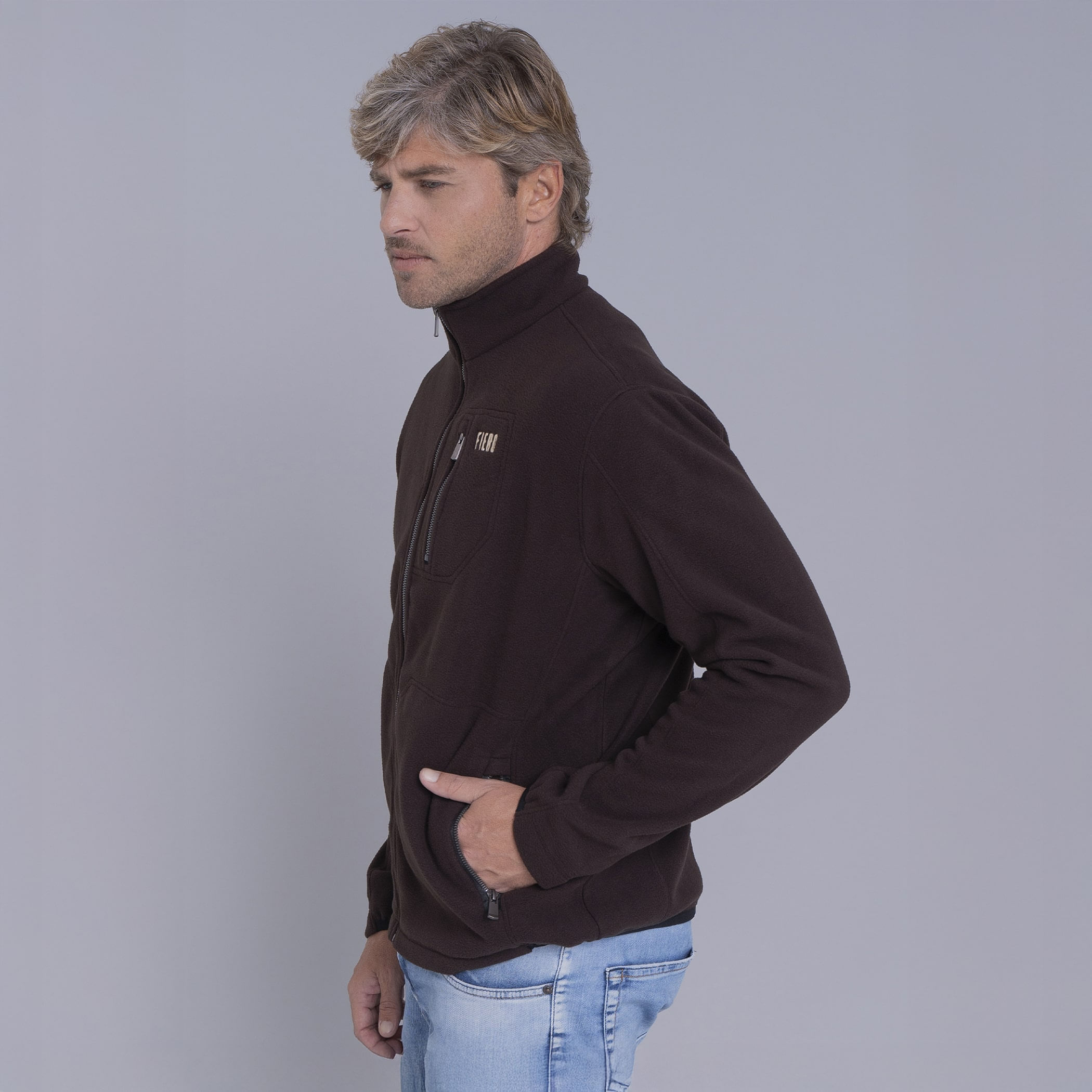 Casaco Térmico Masculino Expedition para neve e frio Meio Zíper Original