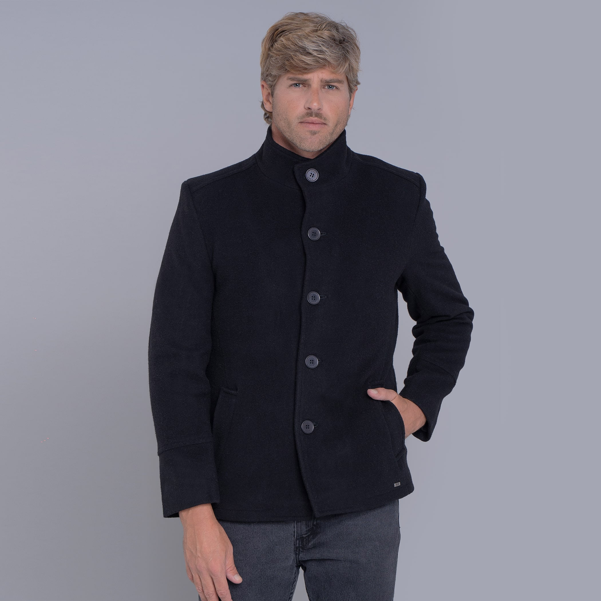 Casaco Masculino de lã Misti para o inverno e frio com forro térmico