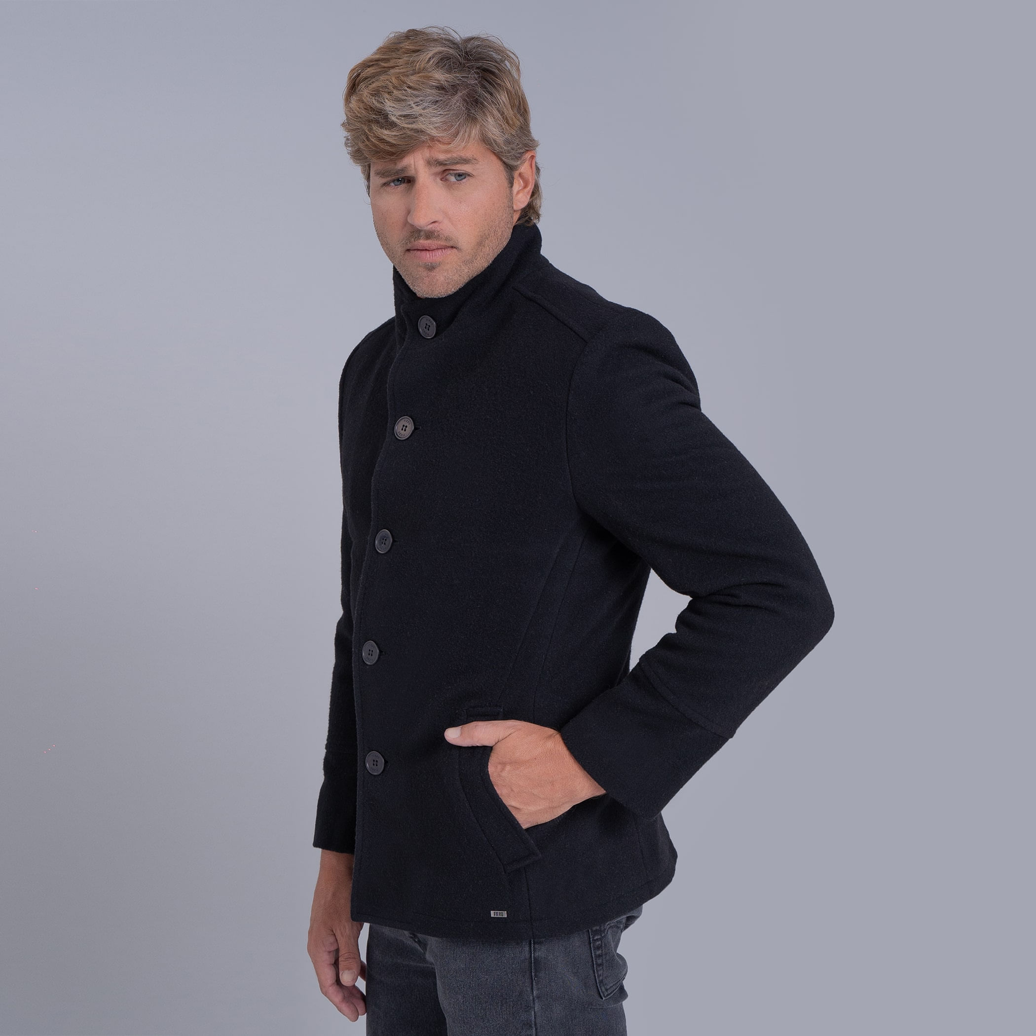 Casaco Masculino de lã Misti para o inverno e frio com forro térmico
