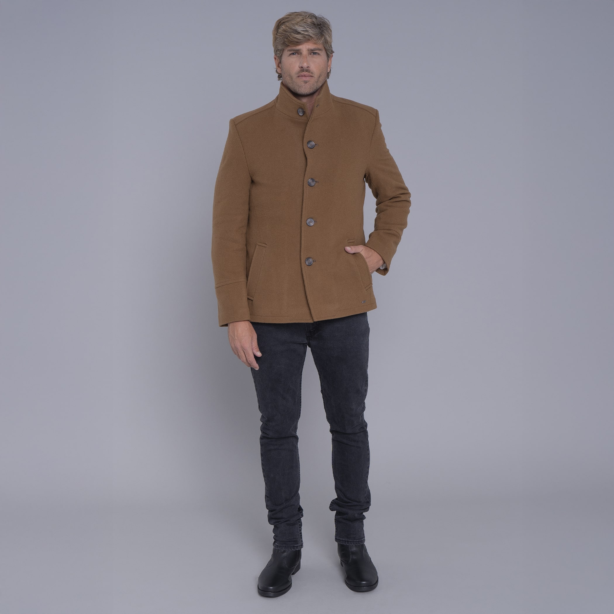 Casaco Masculino de lã Misti para o inverno e frio com forro térmico