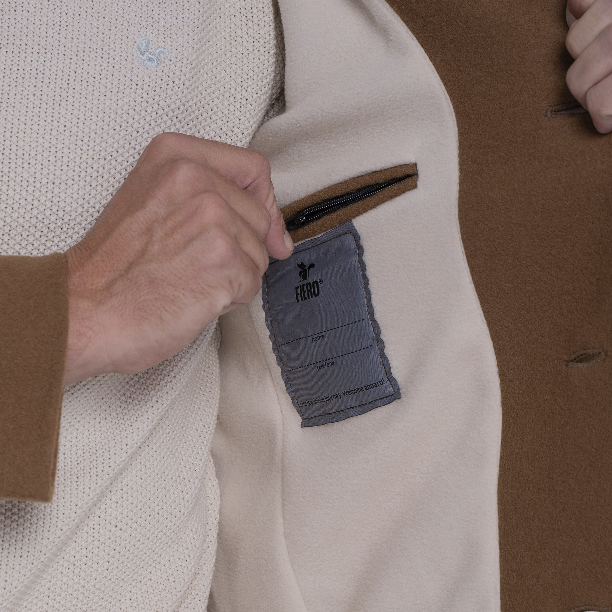 Casaco Masculino de lã Misti para o inverno e frio com forro térmico