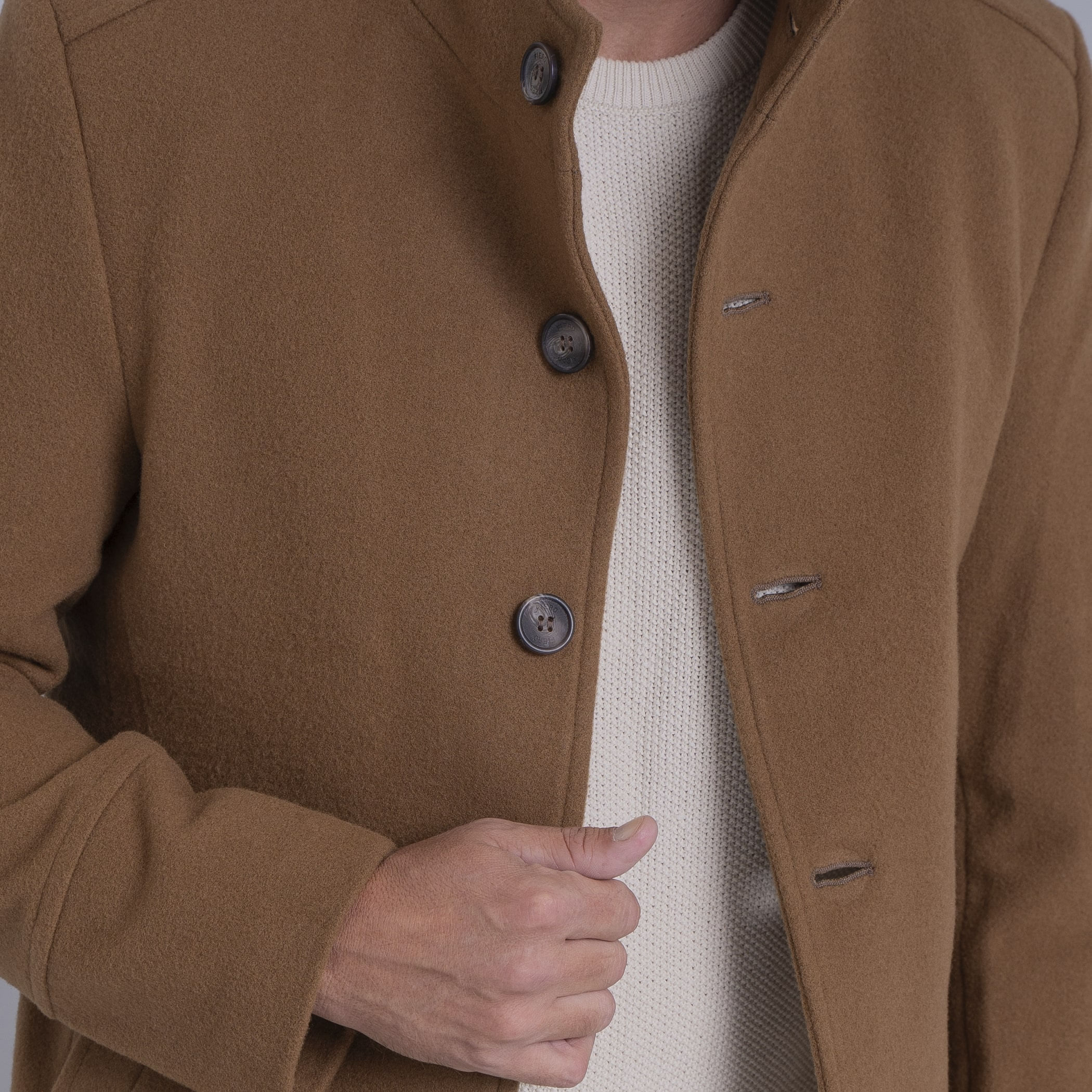 Casaco Masculino de lã Misti para o inverno e frio com forro térmico