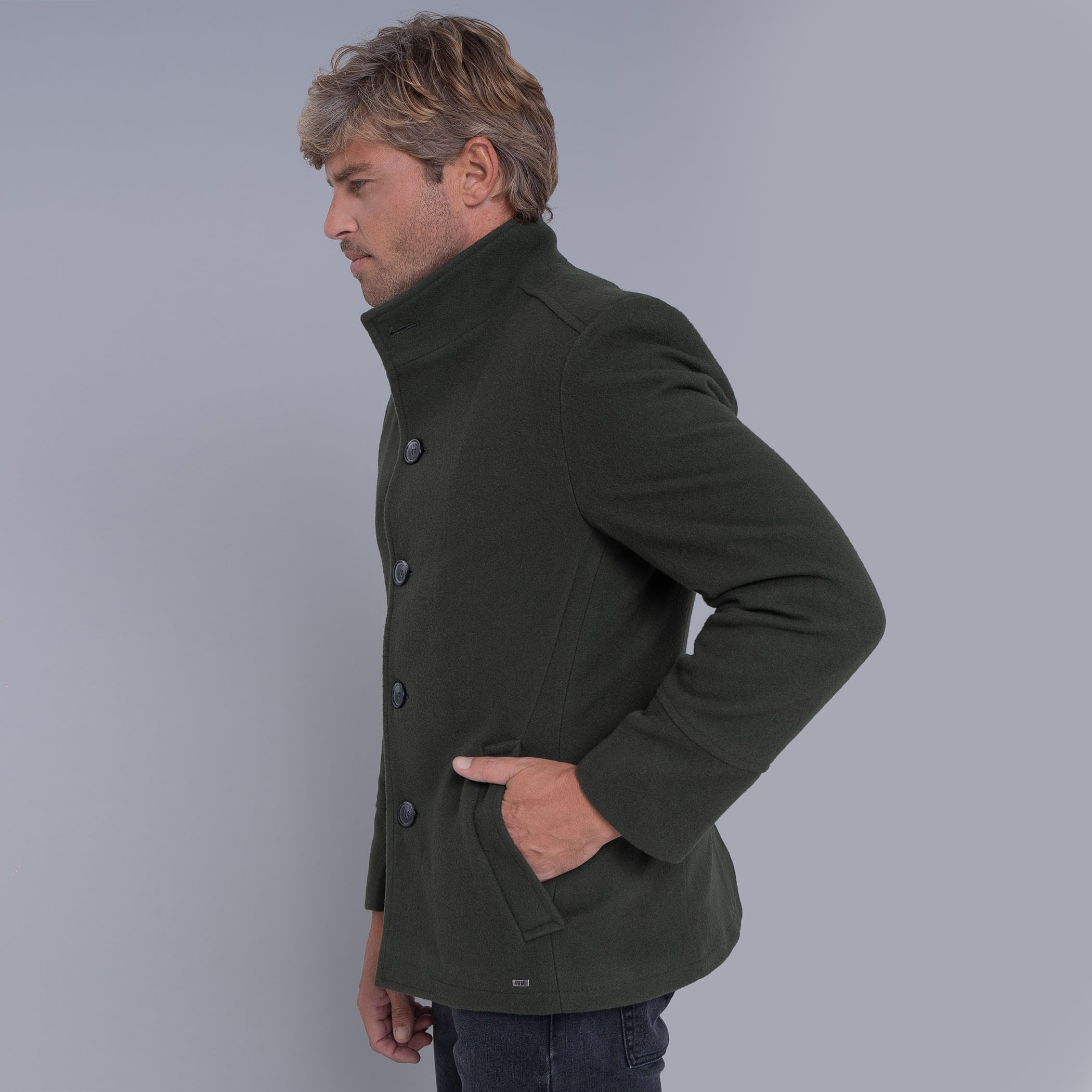 Casaco Masculino de lã Misti para o inverno e frio com forro térmico