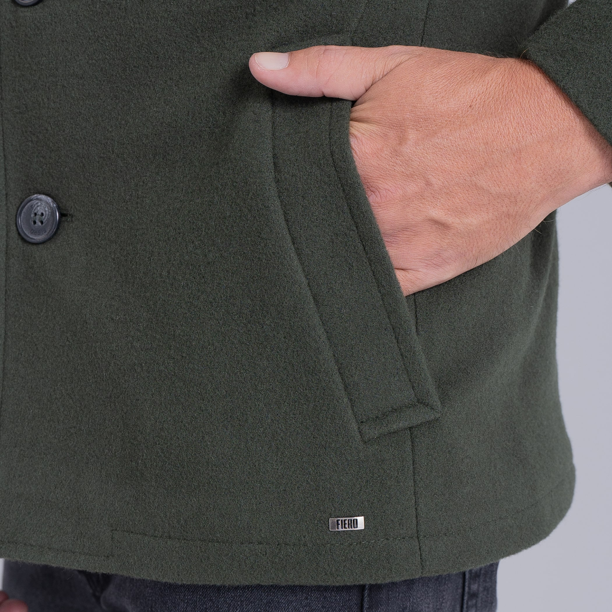 Casaco Masculino de lã Misti para o inverno e frio com forro térmico