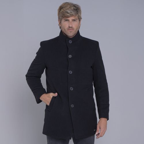 Casaco longo Masculino de lã Misti para o inverno e frio com forro térmico