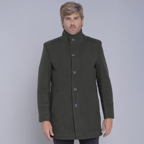 Casaco longo Masculino de lã Misti para o inverno e frio com forro térmico