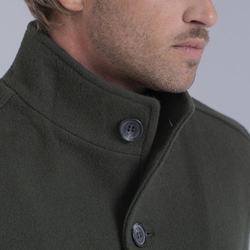 Casaco longo Masculino de lã Misti para o inverno e frio com forro térmico