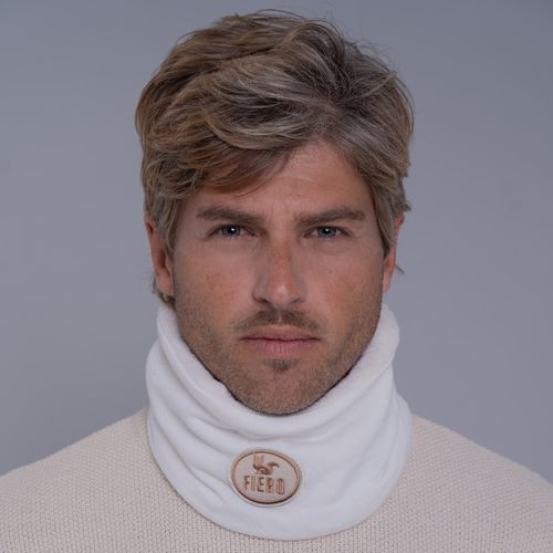 Gola cachecol de tricô forrada com lã Las Ventanas para o frio e inverno