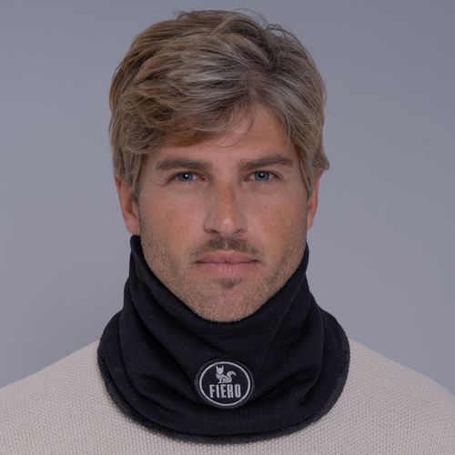 Gola cachecol de tricô forrada com lã Las Ventanas para o frio e inverno