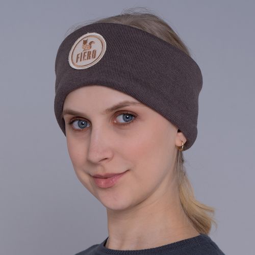 Protetor de orelha headband em tricot forrado canelado Las Ventanas para o frio