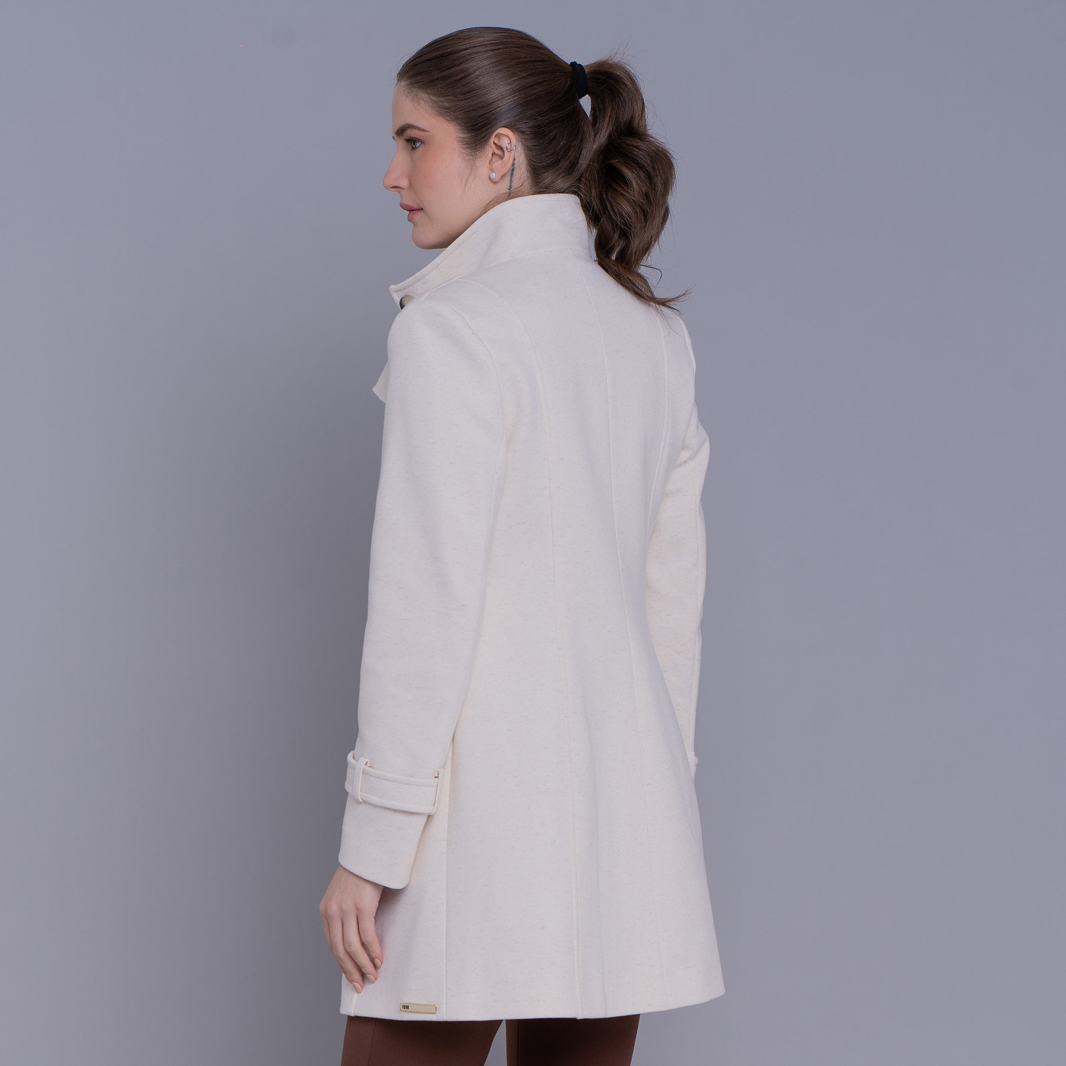 Casaco feminino Sillar de malha algodão premium