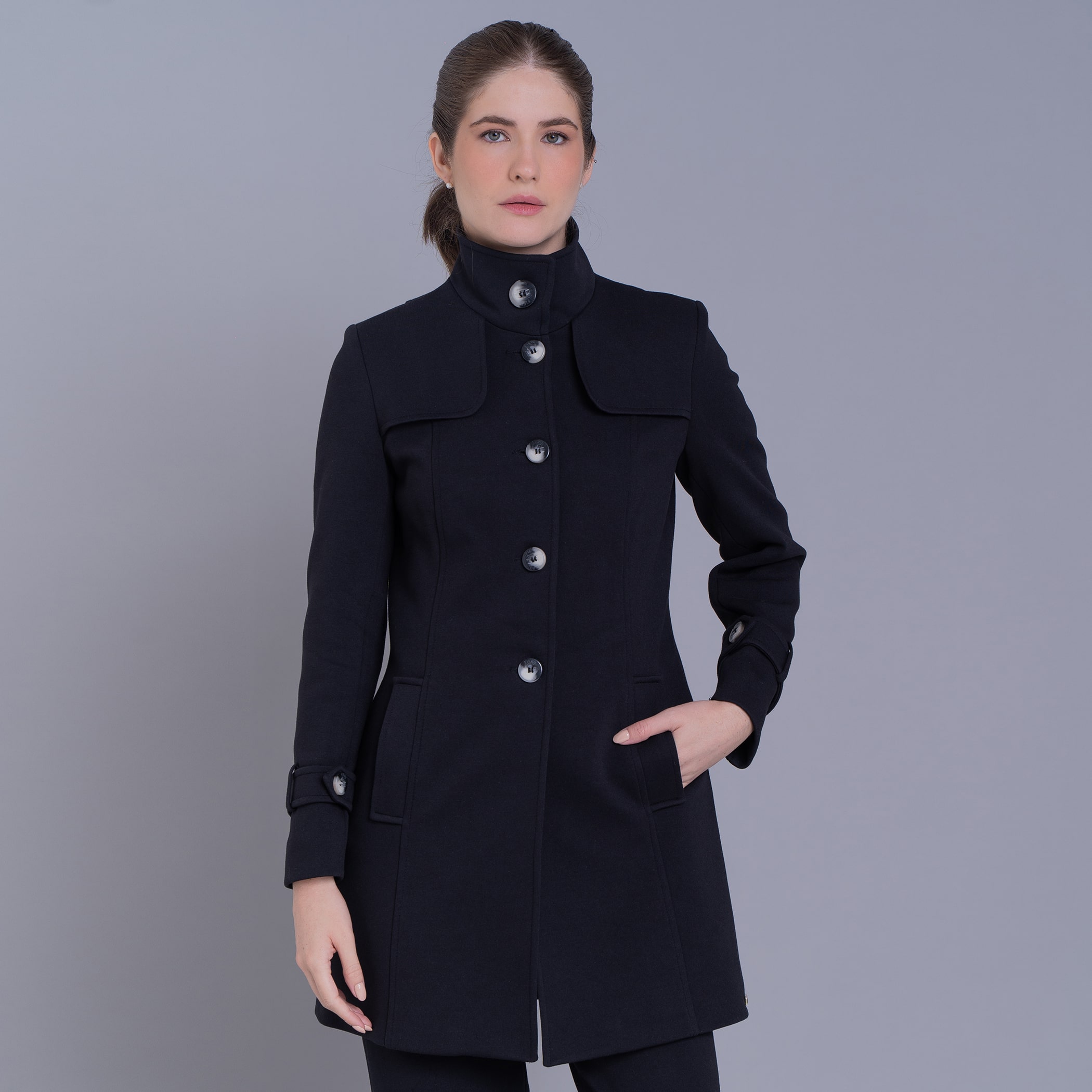 Casaco feminino Sillar de malha algodão premium