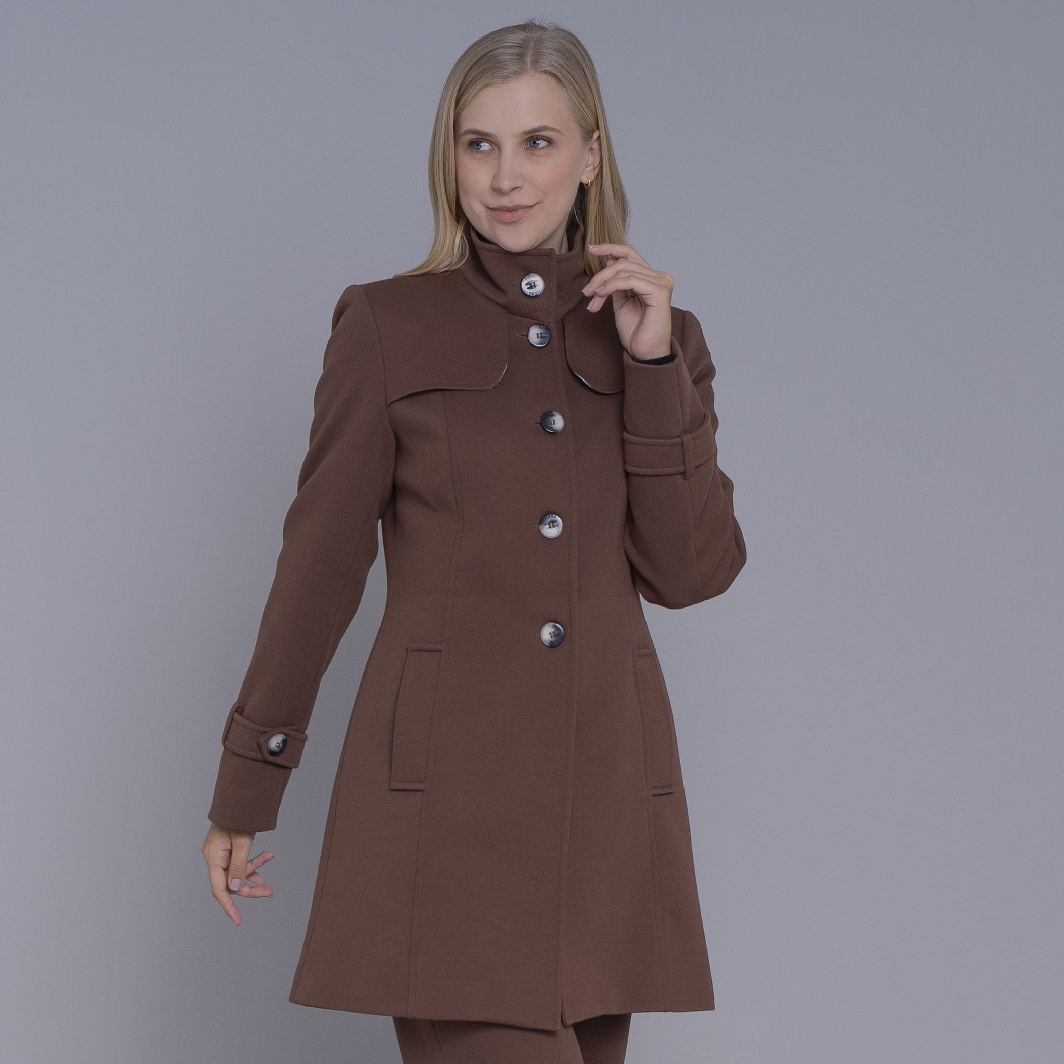 Casaco feminino Sillar de malha algodão premium