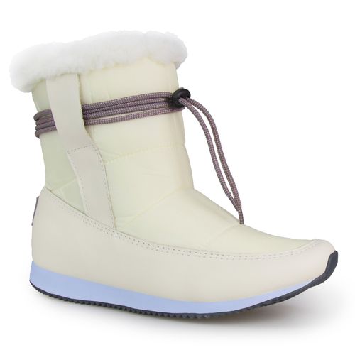 Bota Feminina de inverno confortável e quente para o frio Runny Flakes em lã sintética