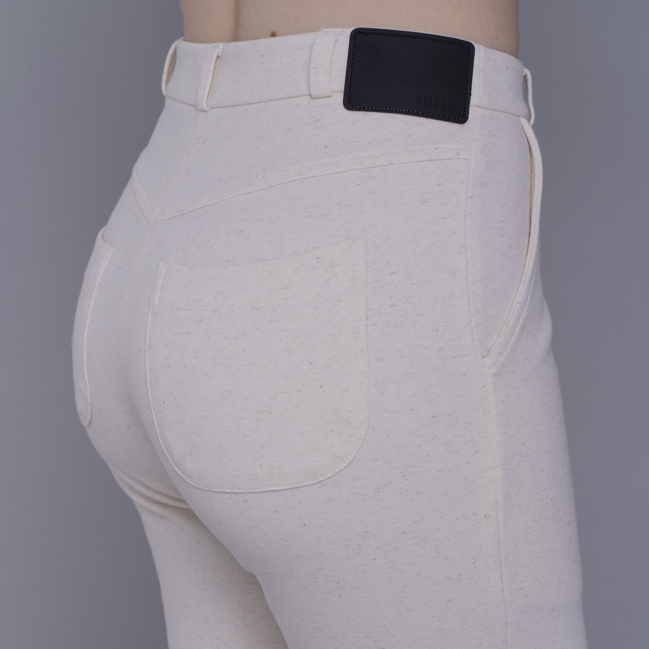 Calça feminina skinny de malha premium Linz