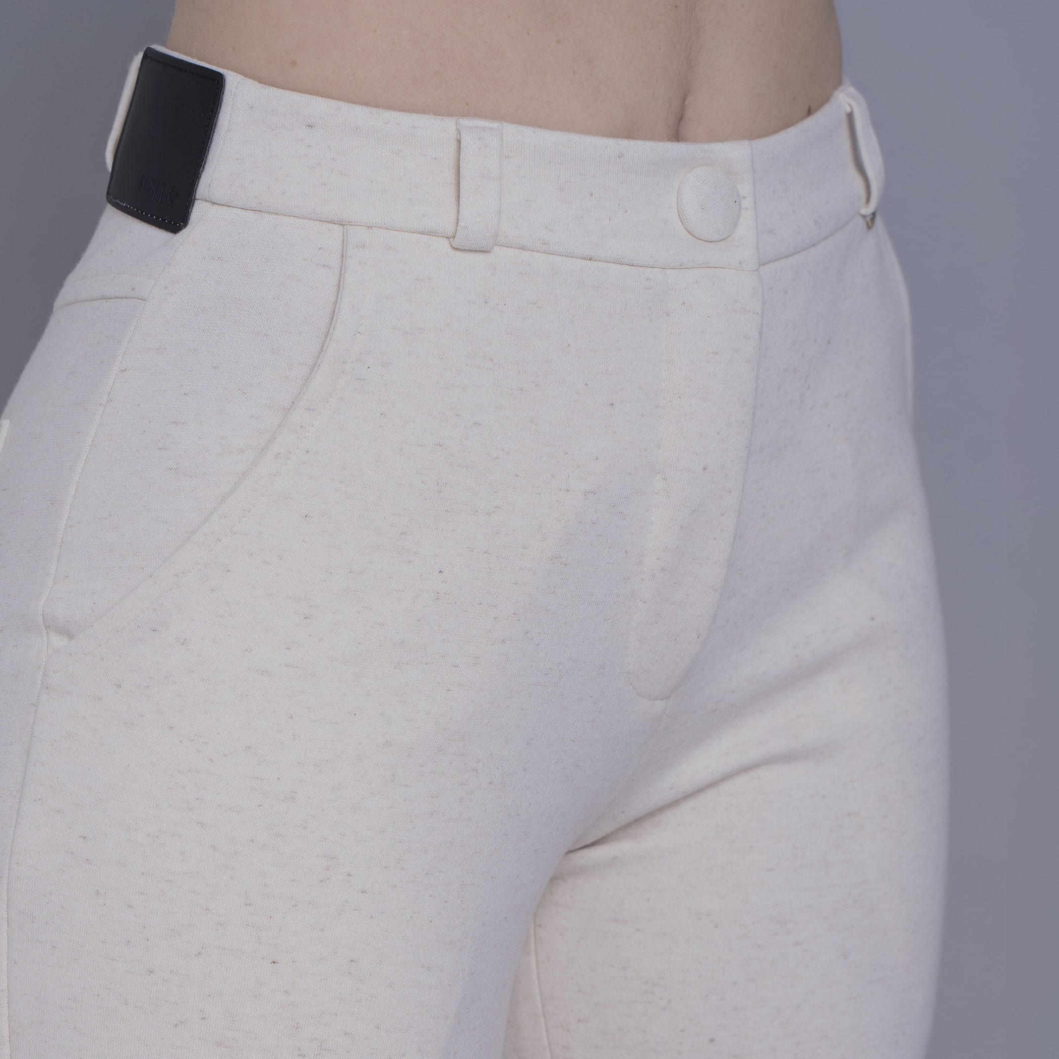 Calça feminina skinny de malha premium Linz