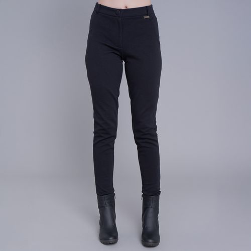 Calça feminina skinny de malha premium Linz