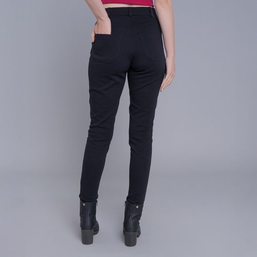 Calça feminina skinny de malha premium Linz