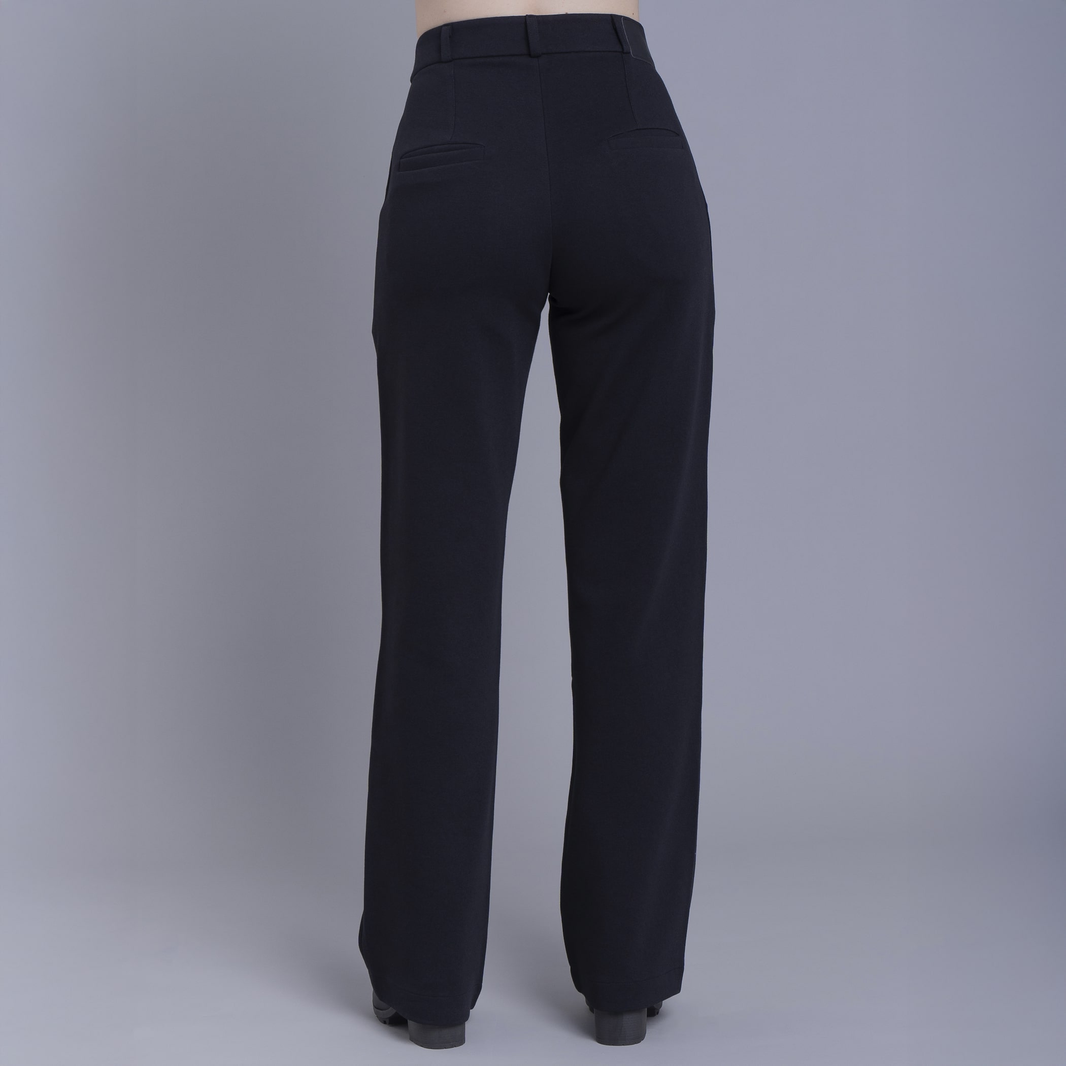 Calça feminina wide malha premium Sibiu