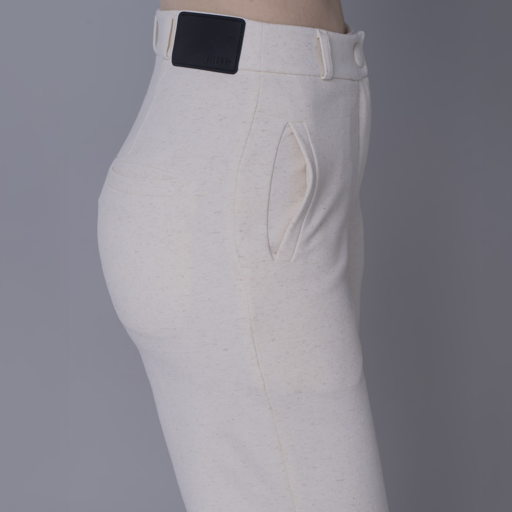 Calça feminina wide malha premium Sibiu