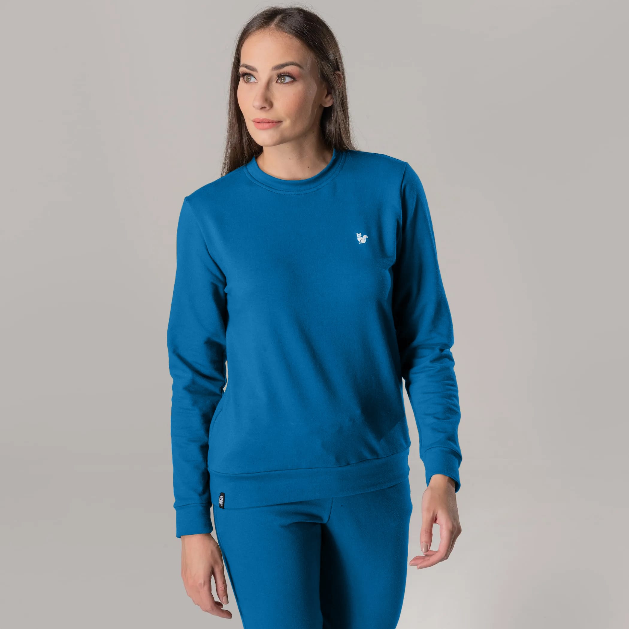 Blusa moletom feminino Basic