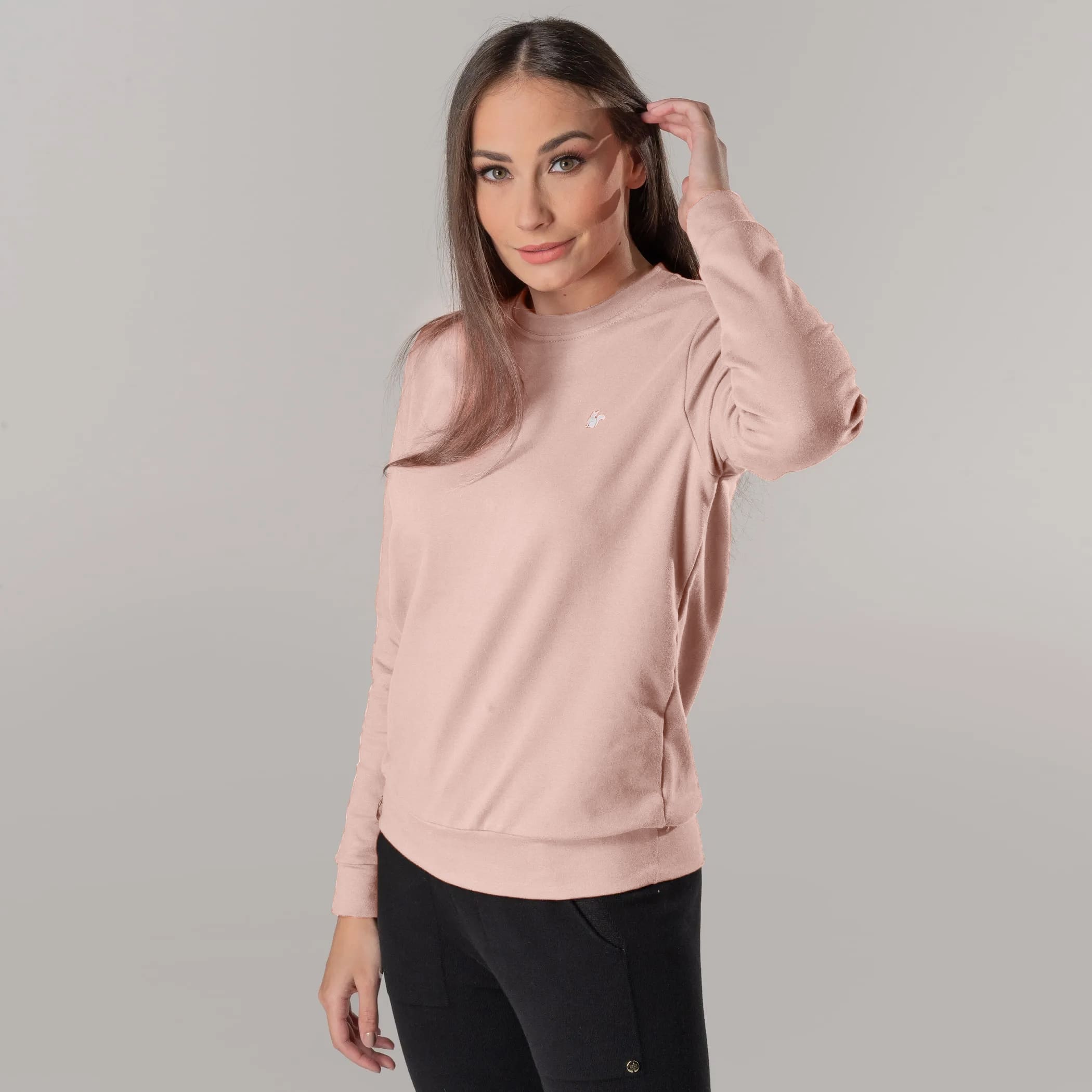 Blusa moletom feminino Basic